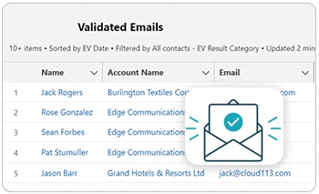 One-Click Email Validation